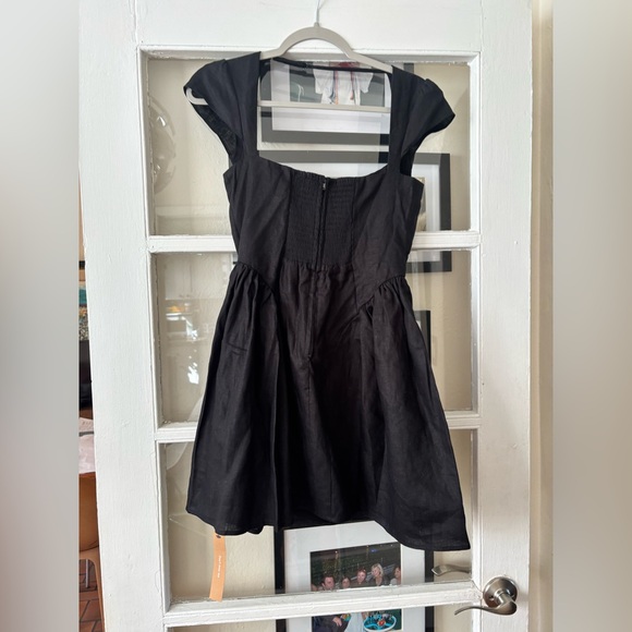 Oaklyn Cap Sleeve Linen Minidress size 2 NWT - Picture 5 of 9